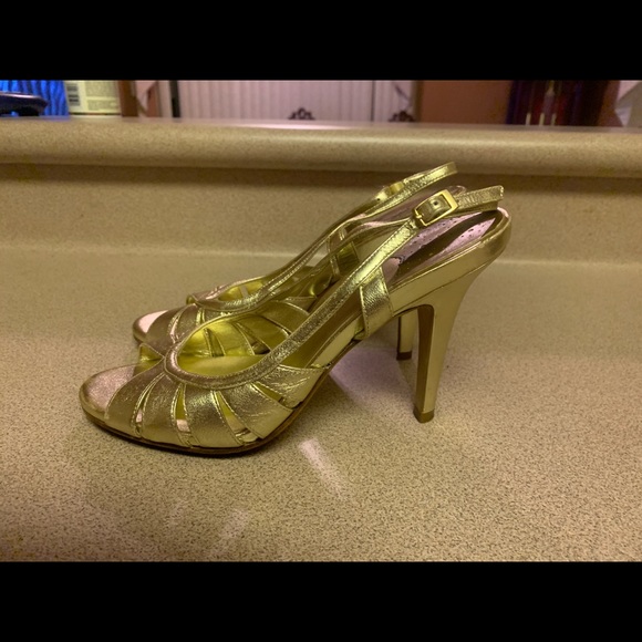 Cole haan gold heels Clearance